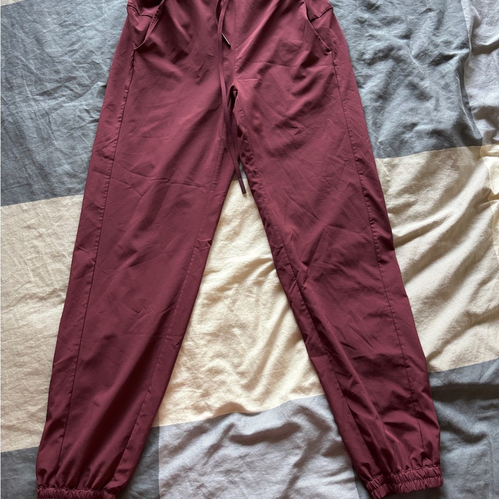 TNA Artizia Burgundy Jogger Pants